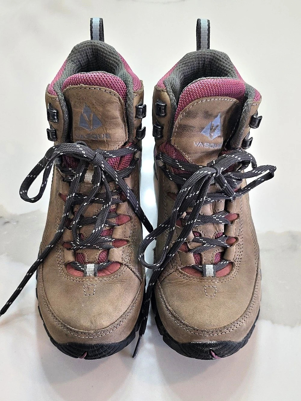Vasque Talus Trek UltraDry Women's Hiking Boots Brown & Pink US 7M